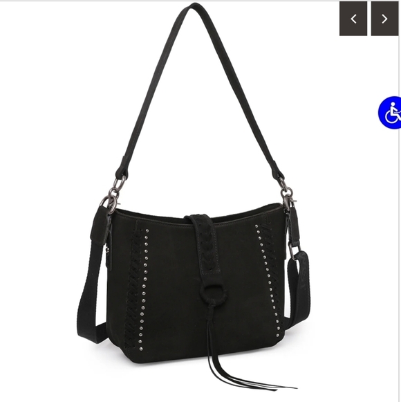 Montana West Handbags - Montana West Genuine Leather Collection Hobo/Crossbody